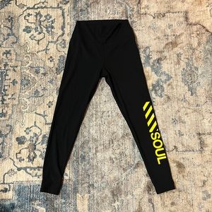 Never worn Soul Cycle black leggings. Size small.